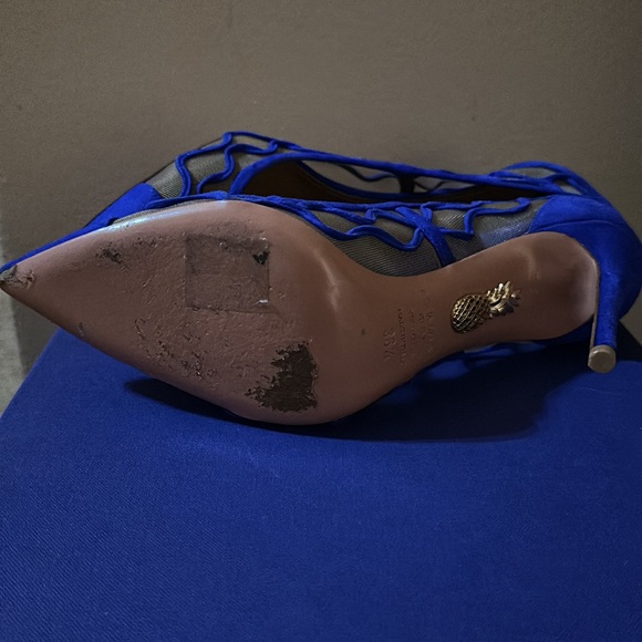 Royal Blue Aquazzura Kai Pump 105! - Picture 4 of 5